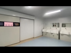 50 मिमी हस्तनिर्मित प्लेट स्टेनलेस स्टील साफ कमरे दरवाजे कस्टम